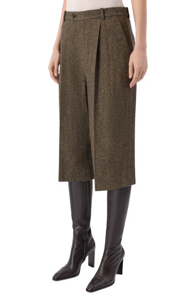 Шорты из шерсти и шелка SAINT LAURENT, арт. 866251/Y3L22, фото 3