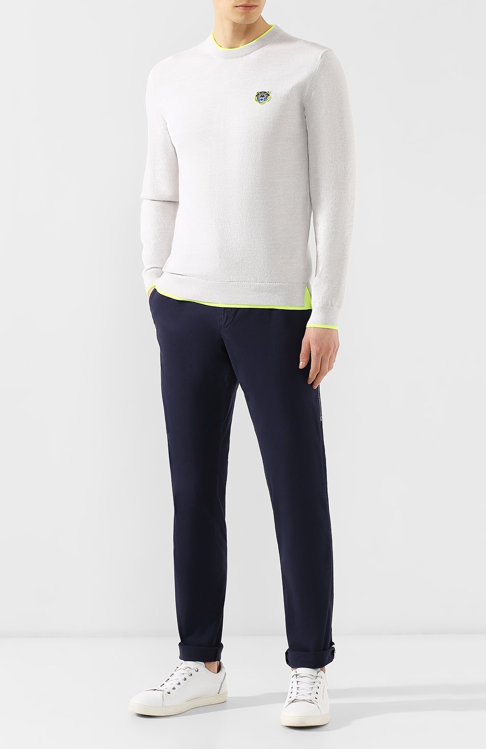 Хлопковый джемпер  KENZO, арт. 5PU2023AB, фото 2