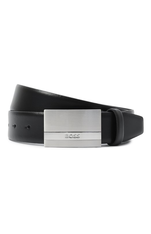 Кожаный ремень BOSS 50480955 Чёрный 50480955