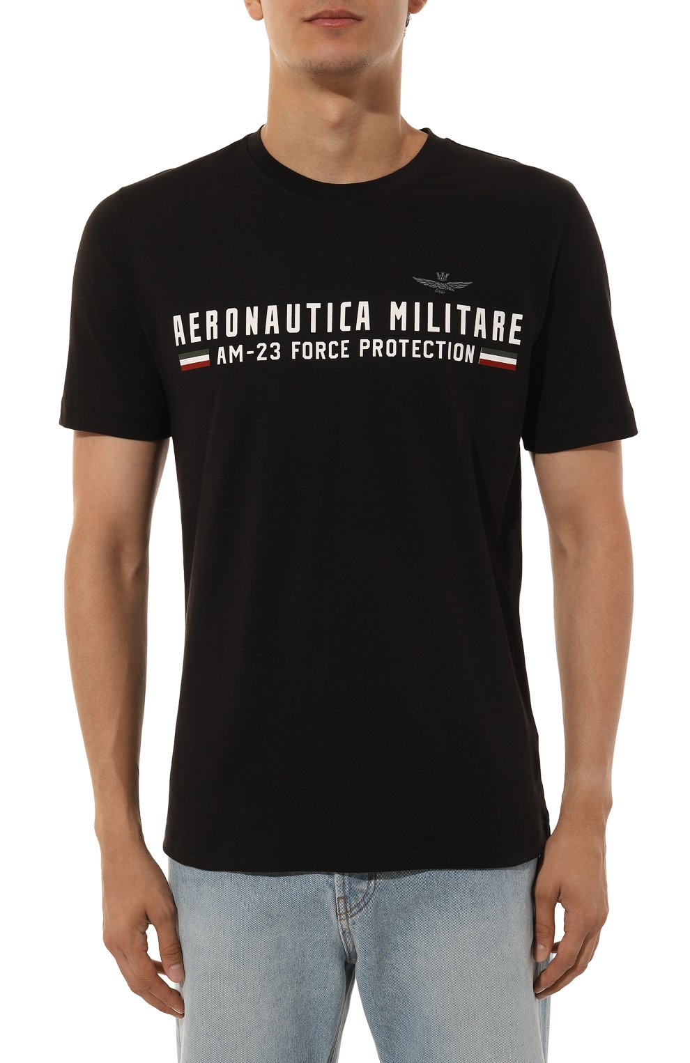 Хлопковая футболка AERONAUTICA MILITARE, арт. N0STS1942J538, фото 3