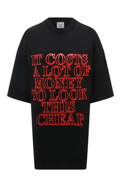 Хлопковая футболк�а VETEMENTS, арт. UE64TR180B, фото 1