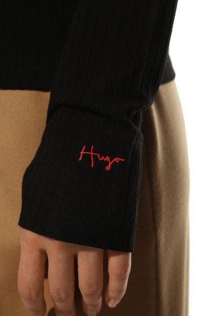 Водолазка из вискозы HUGO, арт. 50459311, фото 5