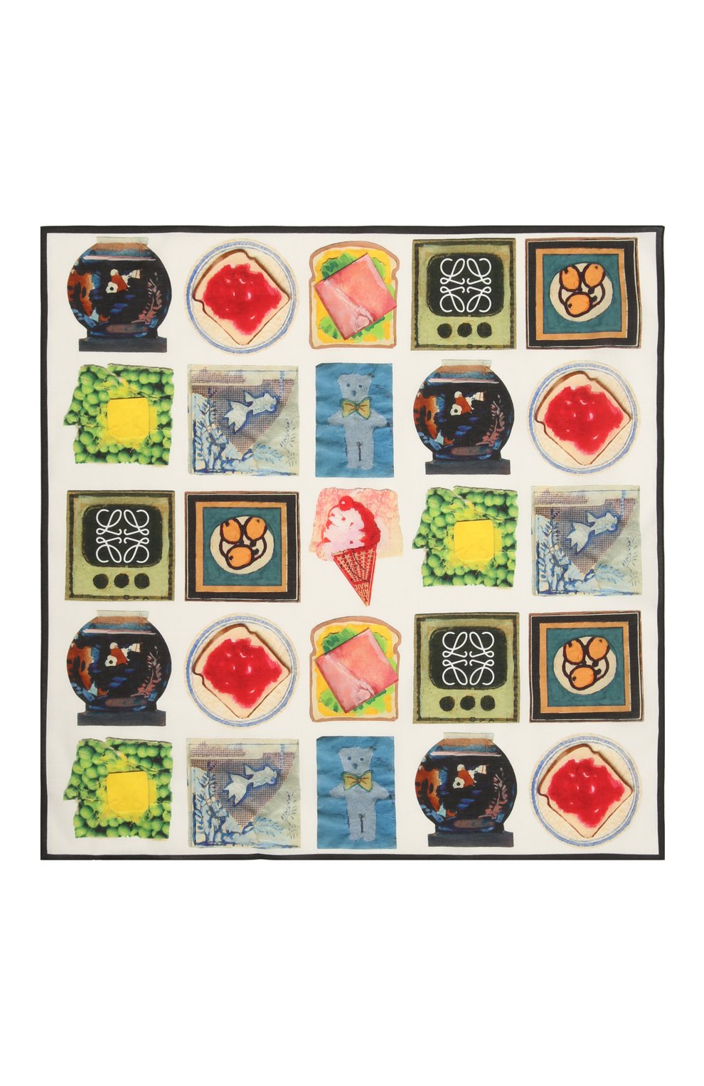 Хлопковая бандана LOEWE, арт. F000910X08, фото 3