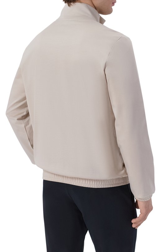 Хлопковая толстовка Bogner 88189497 Бежевый  88189497 Фото 4