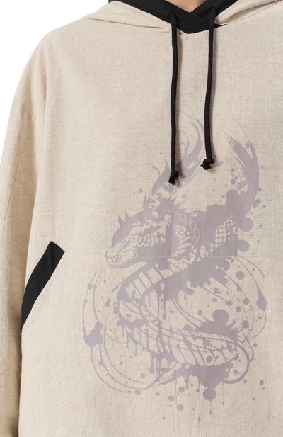 Льняное худи MIDGARD PARIS, арт. HD1801-LN-BJ/GR, фото 5