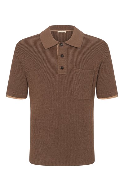 Мужской поло изо льна и хлопка 12 STOREEZ, арт. 137209