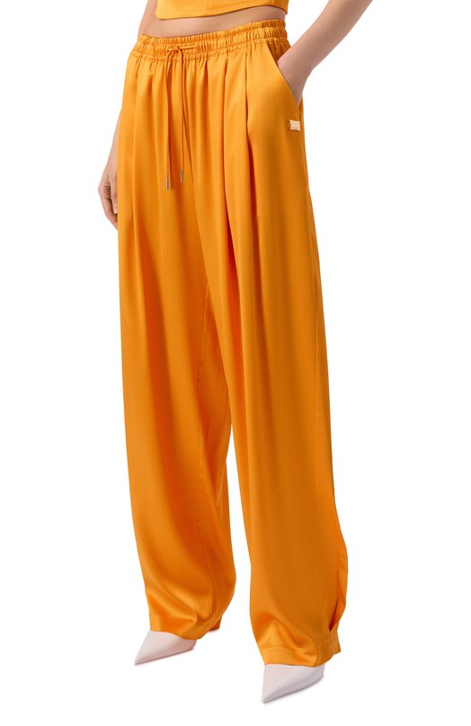 Атласные брюки Daname 326SS3806A Оранжевый  326SS3806A Фото 3