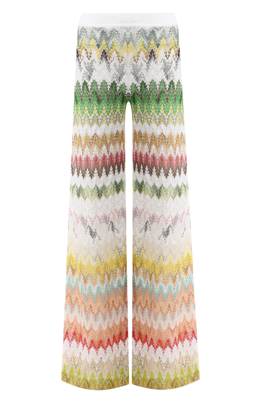 Брюки из смеси вискозы и хлопка MISSONI разноцветного цвета по цене 57800 руб., арт. MDI00072/BR0028, фото 1 Брюки из смеси вискозы и хлопка MISSONI, арт. MDI00072/BR0028, фото 1