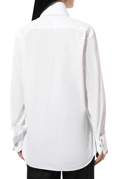 Хлопковая рубашка BALMAIN, арт. BF0HS291CE48, фото 4