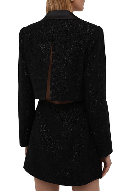 Платье SELF-PORTRAIT черного цвета по цене 47550 руб., арт. AW21-057A, фото 4 Платье SELF-PORTRAIT, арт. AW21-057A, фото 4