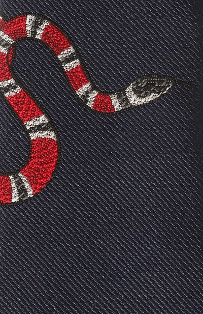 Шелковый галстук GUCCI, арт. 452171 4E002, фото 4