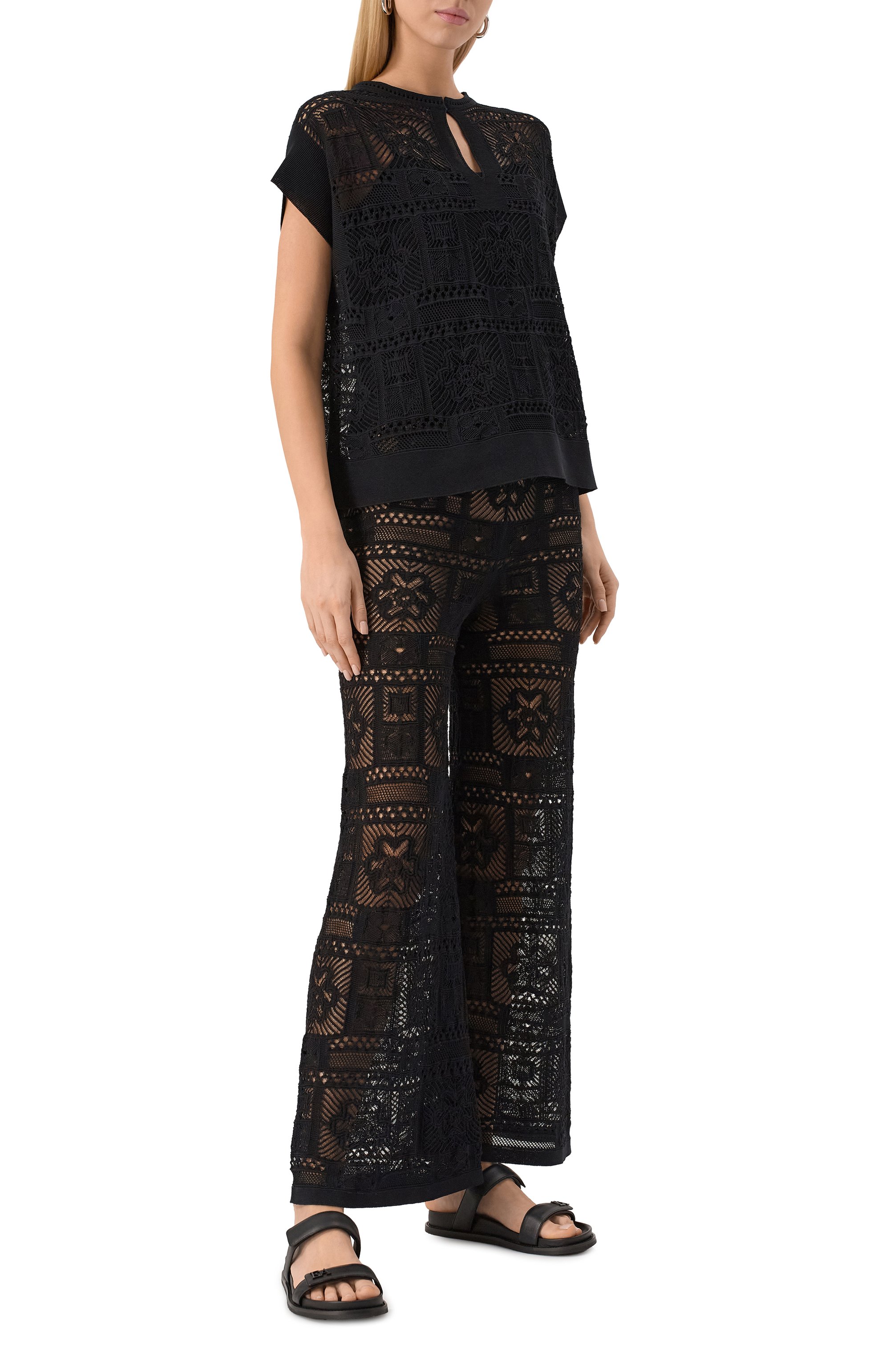 Кожаные шлепанцы EMPORIO ARMANI, арт. X3P778/XF271, фото 2