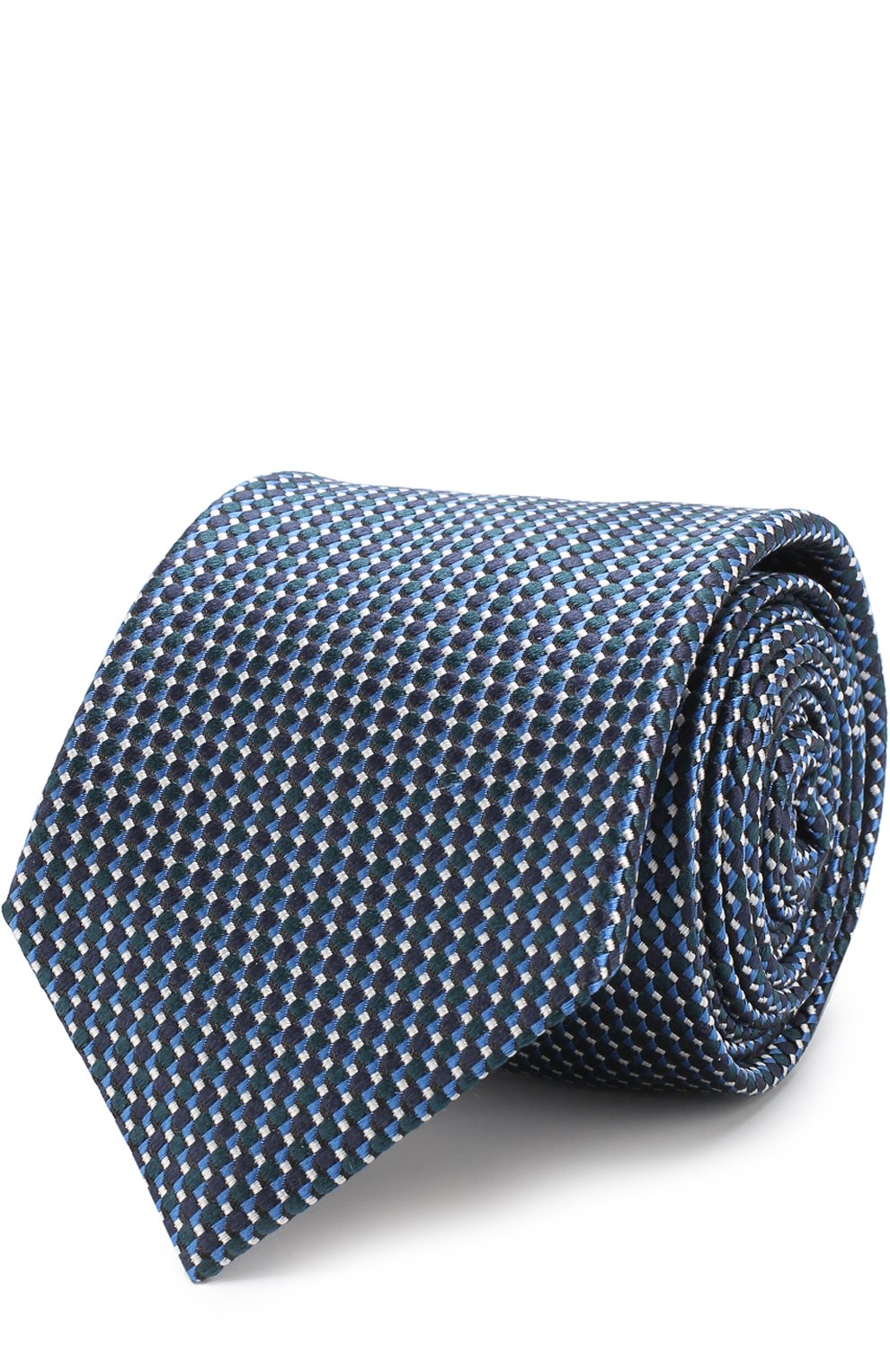 Шелковый галстук с узором BRIONI, арт. 061E00/07449, фото 1