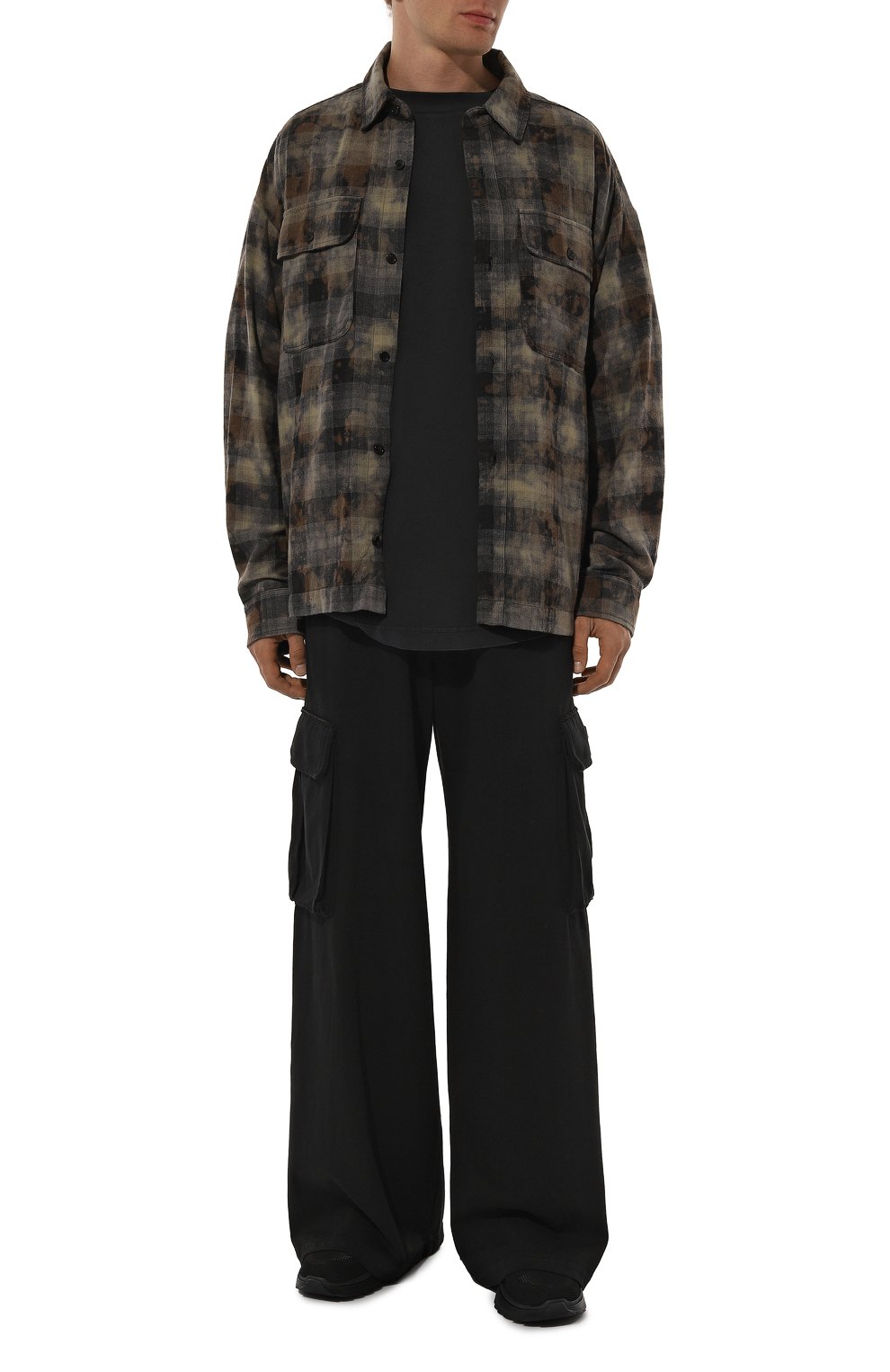 Хлопковые брюки-карго PALM ANGELS, арт. PMCF034F24FAB001, фото 2