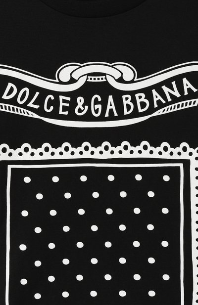 Хлопковая футболка DOLCE & GABBANA, арт. L4JTHV/G70K4/2-6, фото 3
