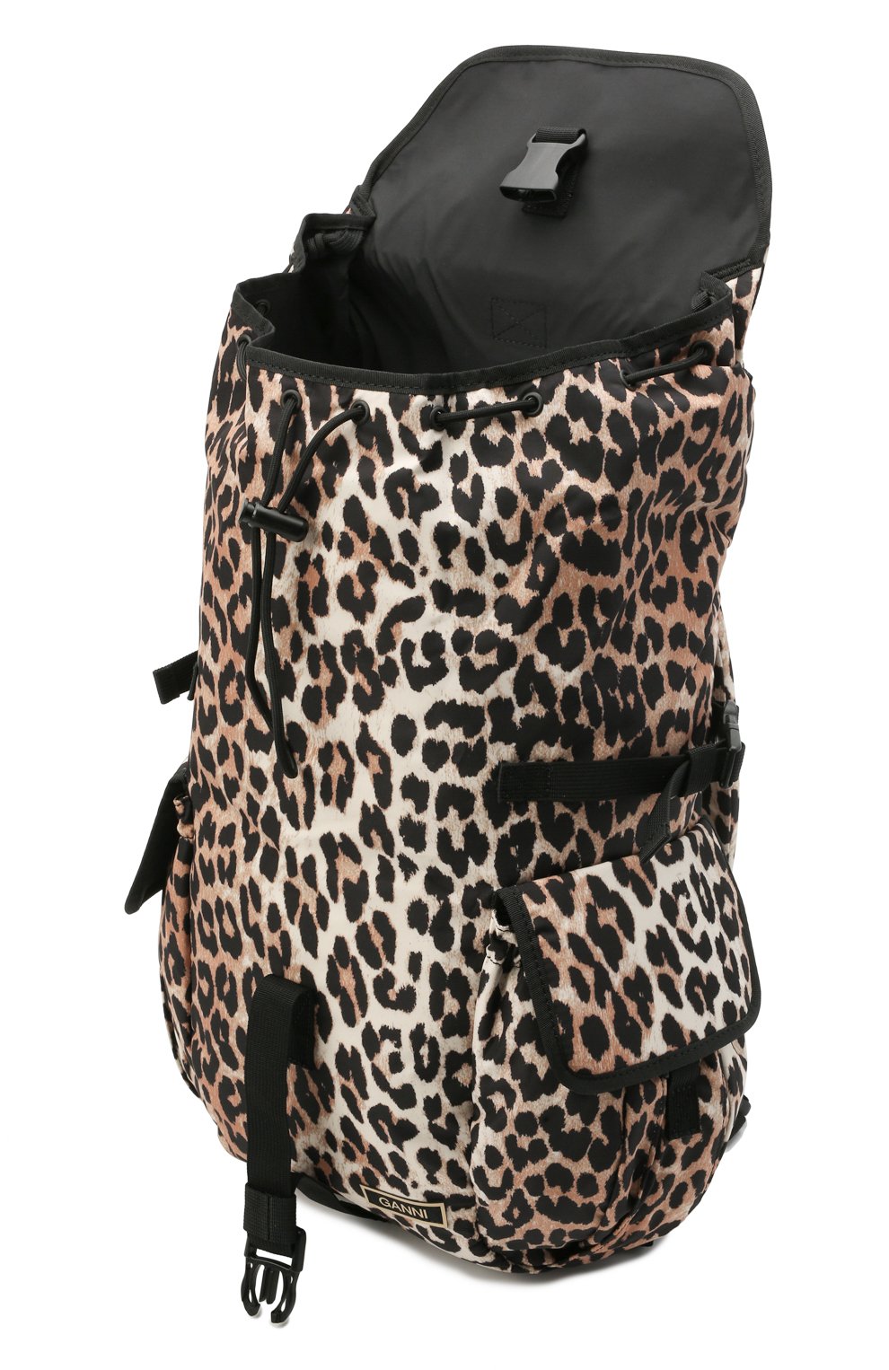 Рюкзак GANNI леопардового цвета по цене 25850 руб., арт. A2904, фото 4 Рюкзак GANNI, арт. A2904, фото 4