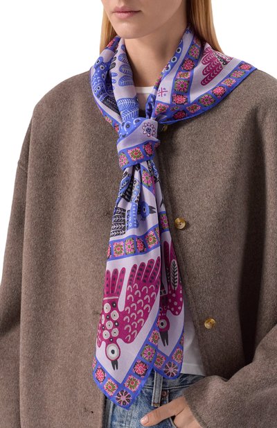 Шелковый платок небеса GOURJI, арт. 91144937/72172, фото 2