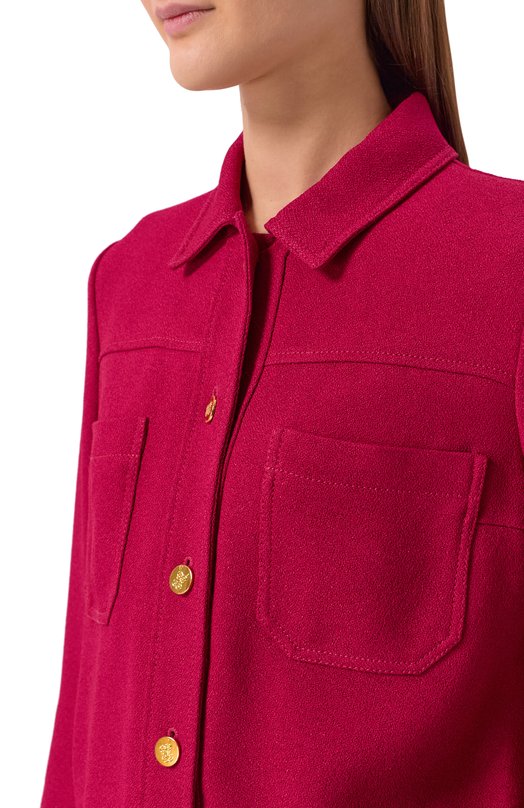 Жакет из вискозы Giambattista Valli 26SSPVCA6149/09CRE Розовый  26SSPVCA6149/09CRE Фото 5