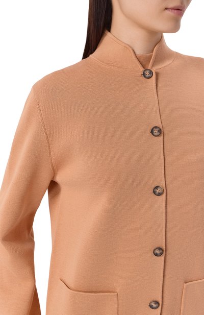 Жакет из шелка и хлопка 12 STOREEZ бежевого цвета по цене 29000 руб., арт. 136935, фото 5 Жакет из шелка и хлопка 12 STOREEZ, арт. 136935, фото 5