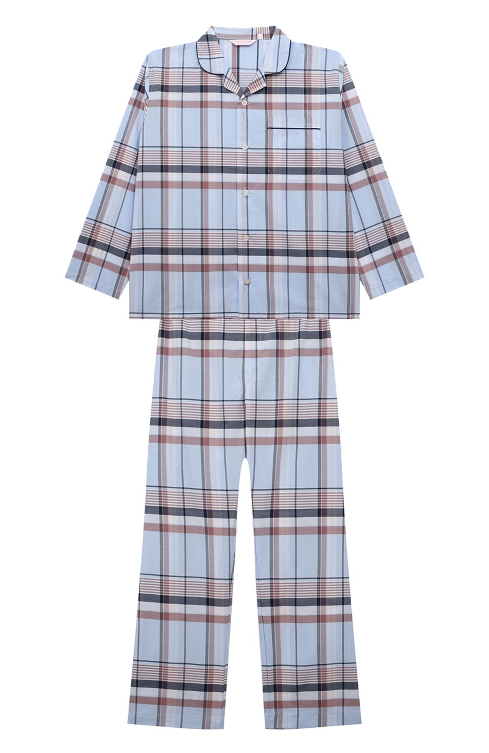 Хлопковая пижама DEREK ROSE, арт. 7025-BARK038, фото 1