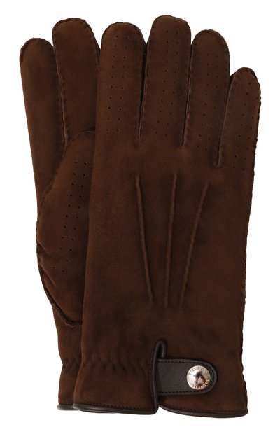 Мужские замшевые перчатки BRUNELLO CUCINELLI, арт. MPMLPB2182