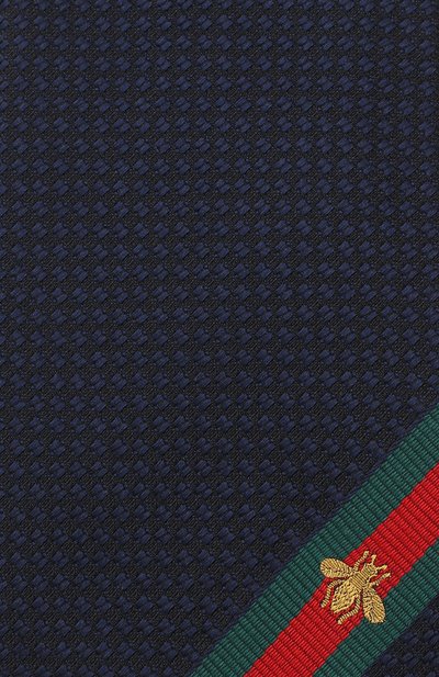Шелковый галстук GUCCI синего цвета по цене 28800 руб., арт. 456510/4E002, фото 3 Шелковый галстук GUCCI, арт. 456510/4E002, фото 3