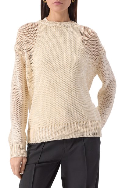 Шелковый пуловер JIL SANDER, арт. J02GP0209/J16135, фото 3