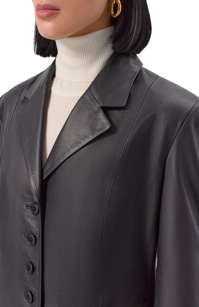 Кожаный жакет ZEYNEP ARCAY, арт. FW25JK15, фото 5