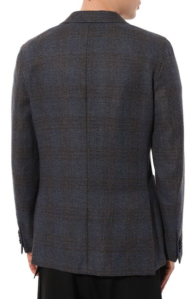 Пиджак из шерсти и льна ZEGNA, арт. 1D7SG0/650731A6, фото 4