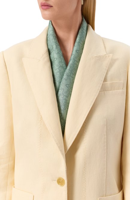 Женский шелковый платок ELIE SAAB, арт. 710008544S25/ICEBERG GREEN