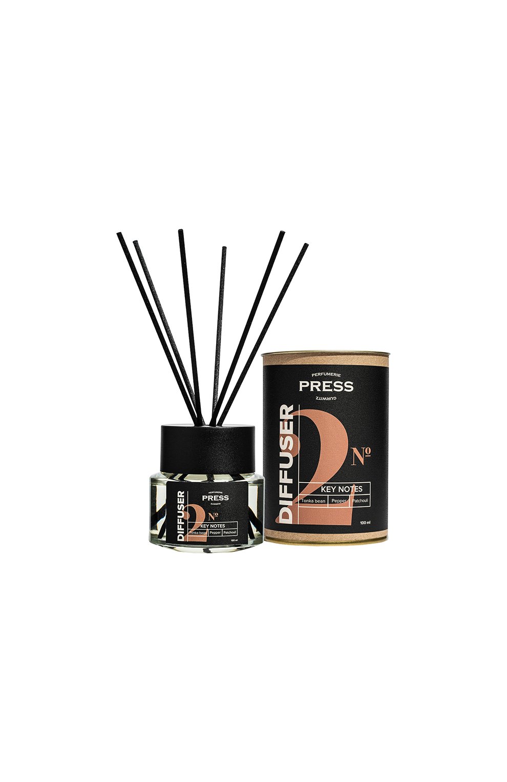Диффузор №2 с нотами бобов тонка, черного перца и пачулли (100ml) PRESS GURWITZ PERFUMERIE, арт. 4631159197585, фото 4