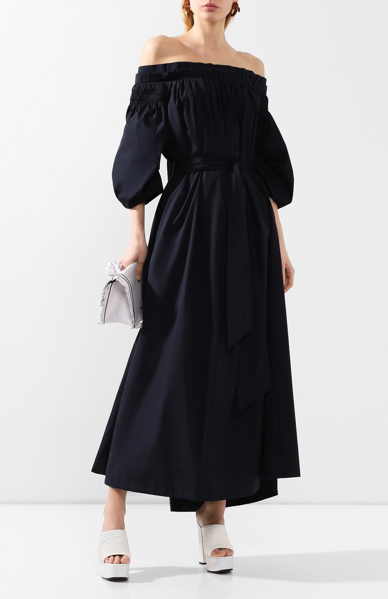 Хлопковое платье GABRIELA HEARST, арт. 220446/T030/44/DARK NAVY, фото 2