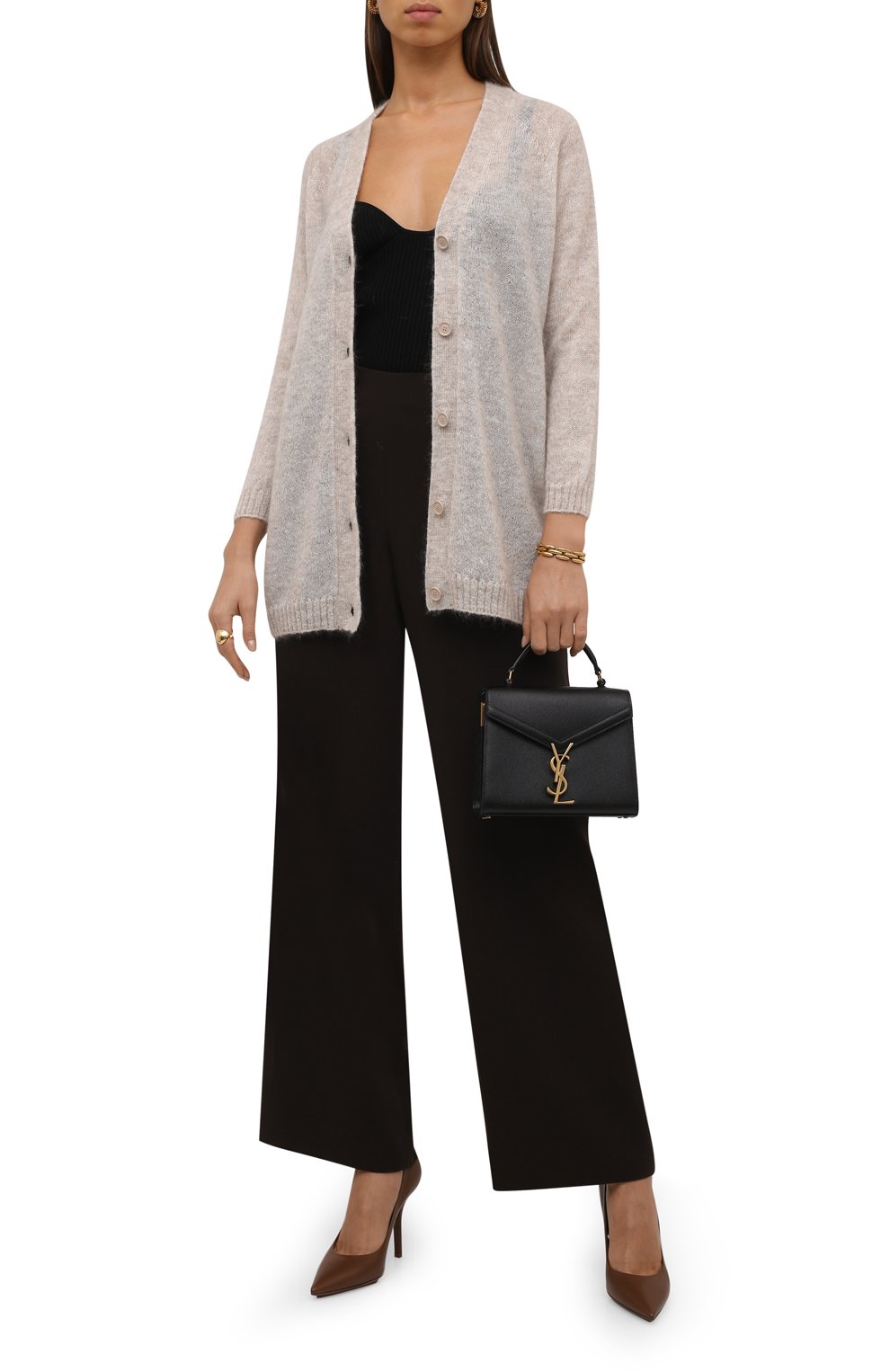 Кардиган WEEKEND MAX MARA бежевого цвета по цене 39730 руб., арт. CORALLO 33460316, фото 2 Кардиган WEEKEND MAX MARA, арт. CORALLO 33460316, фото 2
