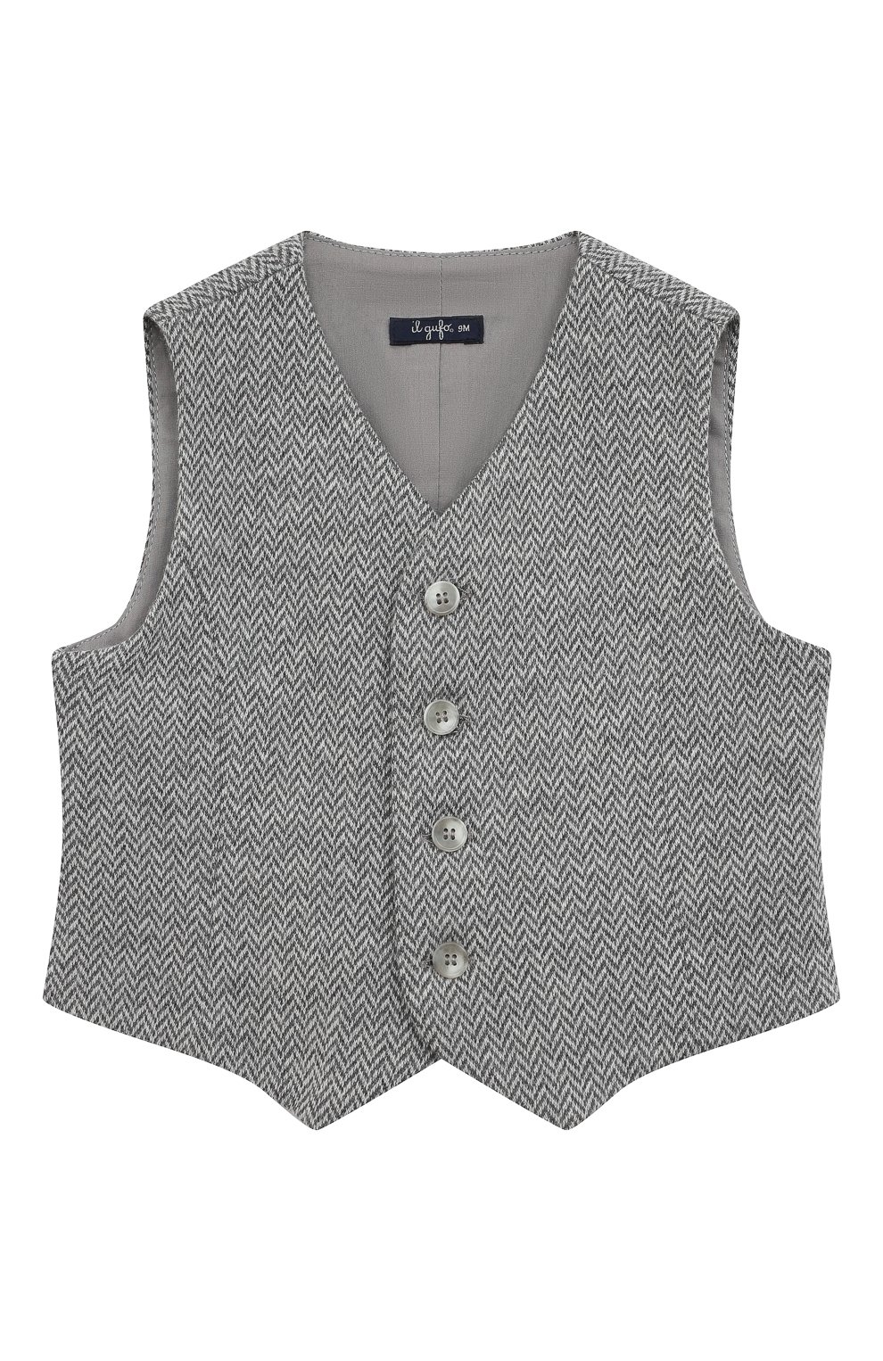 Хлопковый жилет IL GUFO, арт. A22GI033M5031/3M-9M, фото 1