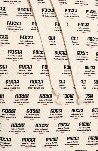 Хлопковое худи с принтом GUCCI кремового цвета по цене 105000 руб., арт. 519679/X3N45, фото 5 Хлопковое худи с принтом GUCCI, арт. 519679/X3N45, фото 5