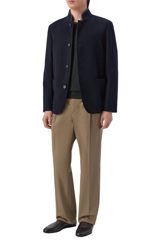 Шерстяной джемпер Loro Piana FAI1916 Зелёный  FAI1916 Фото 2