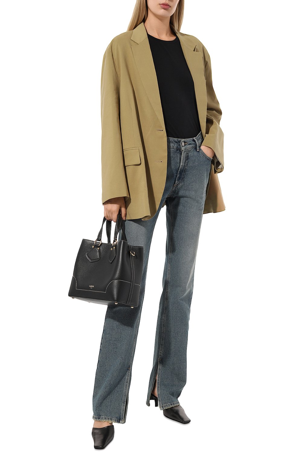 Сумка neo izy small LANCEL черного цвета по цене 68200 руб., арт. A12133, фото 7 Сумка neo izy small LANCEL, арт. A12133, фото 7