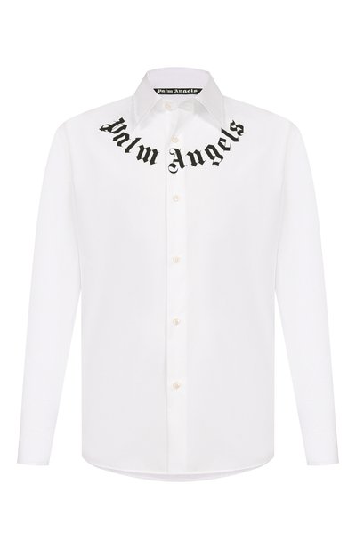 Мужская хлопковая рубашка PALM ANGELS, арт. PMGE04KS26FAB001