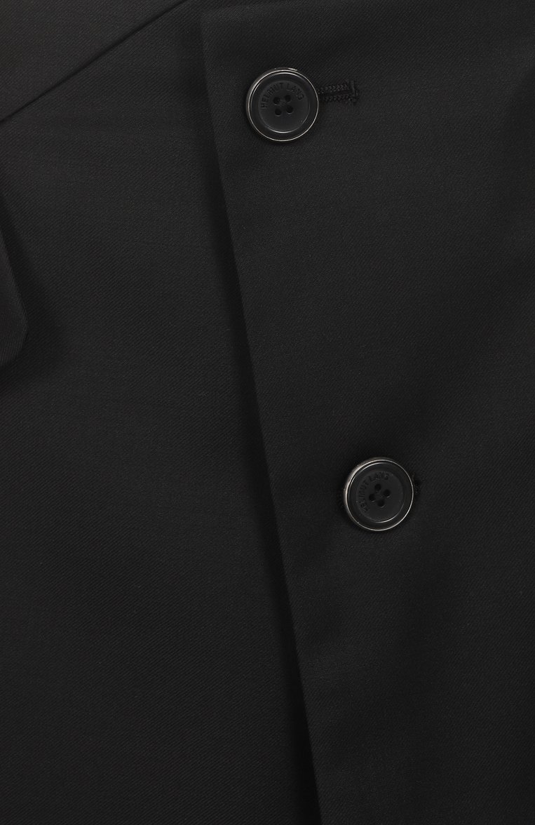 Женская шерстяная юбка-шорты HELMUT LANG черного цвета, арт. P02HW302 | Фото 6 (Материал внешний: Шерсть; Длина Ж (юбки, платья, шорты): Мини; Кросс-КТ: костюм; Стили: Кэжуэл; Автоматизация состава: Проставлено; Автоматизация ТО: П�роставлено; Женское Кросс-КТ: юбка-шорты)