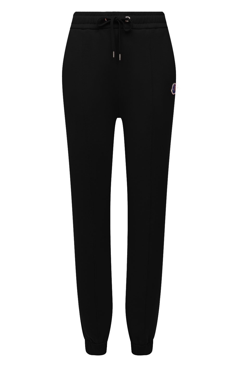 Хлопковые джоггеры MONCLER черного цвета по цене 37550 руб., арт. G2-093-8H000-12-809LC, фото 1 Хлопковые джоггеры MONCLER, арт. G2-093-8H000-12-809LC, фото 1