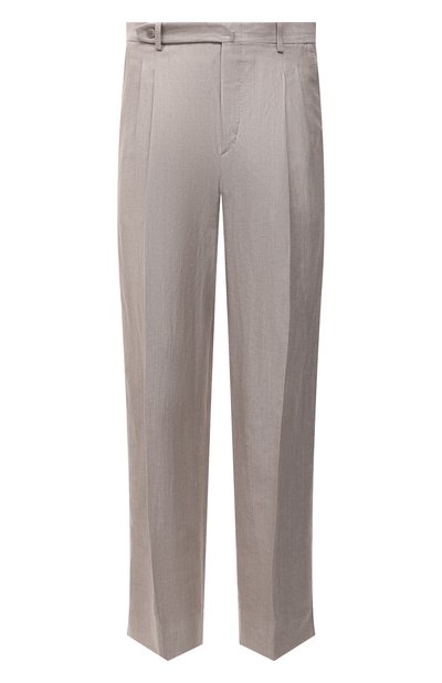 Мужские брюки изо льна и шерсти BRIONI, арт. RPAI0N/P1115/CAPRI