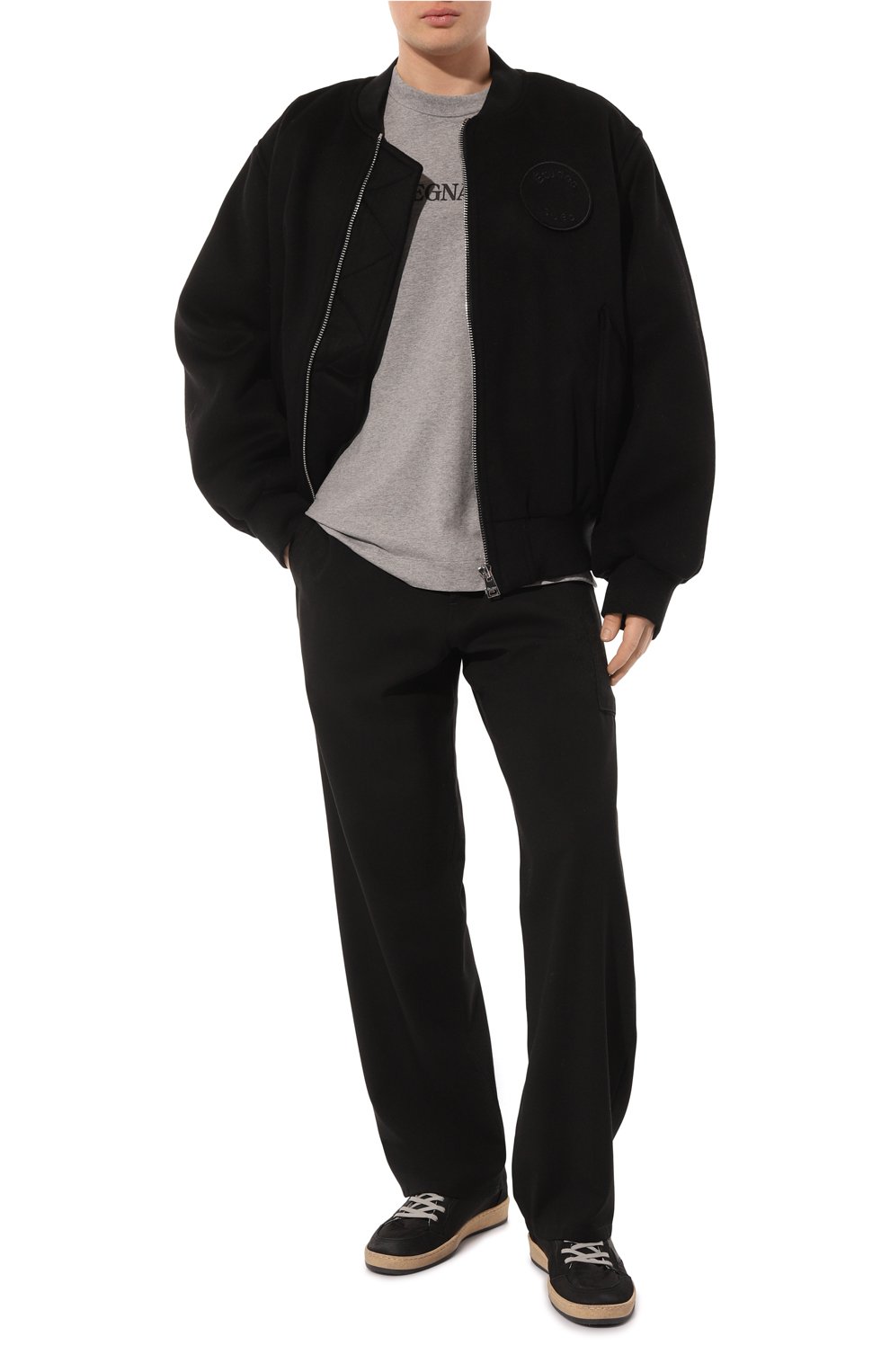 Хлопковая футболка ZEGNA, арт. UD364A7/D777, фото 2