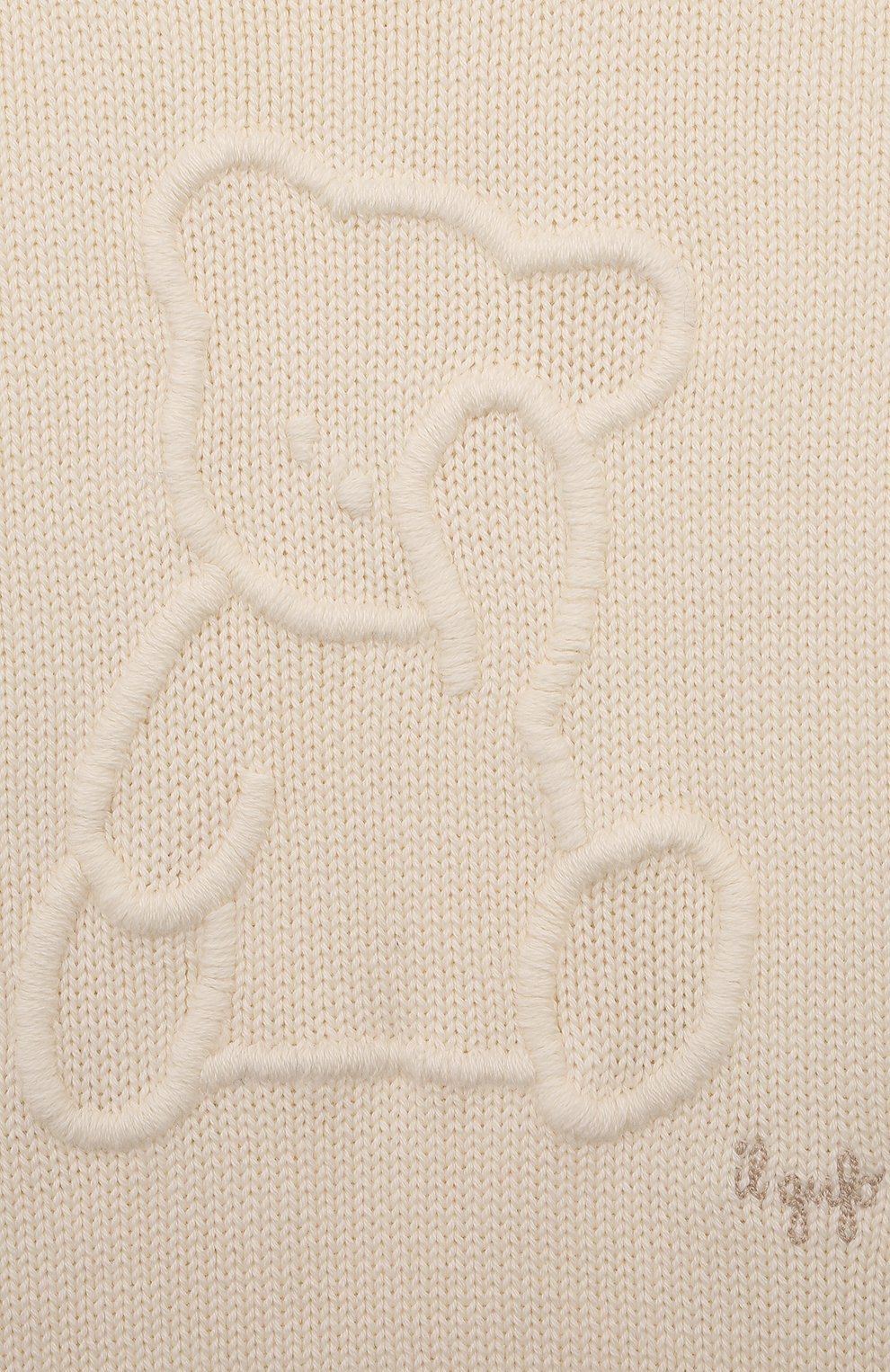 Хлопковый пуловер IL GUFO, арт. A24MA451EM109/12M-18M, фото 3