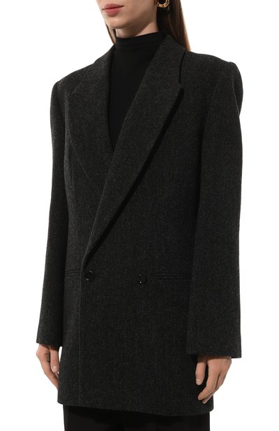 Шерстяное полупальто PETAR PETROV, арт. F24J7/W00L TWEED, фото 3