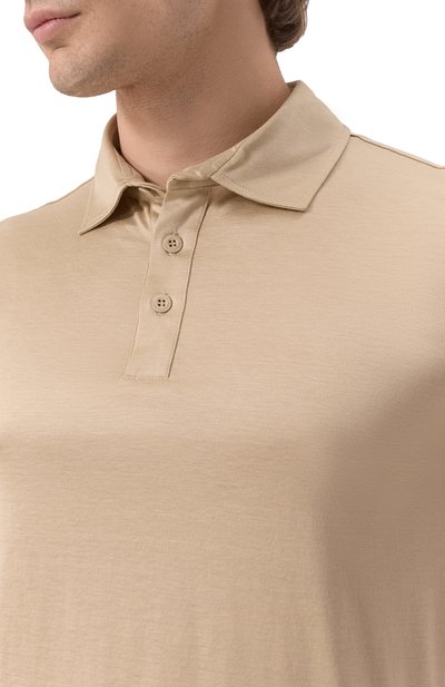 Поло из шелка и хлопка GIORGIO ARMANI, арт. 3KSF74/SJZHZ, фото 5