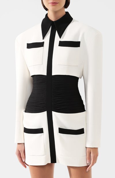 Платье из вискозы BALMAIN, арт. TF17733/V089, фото 3