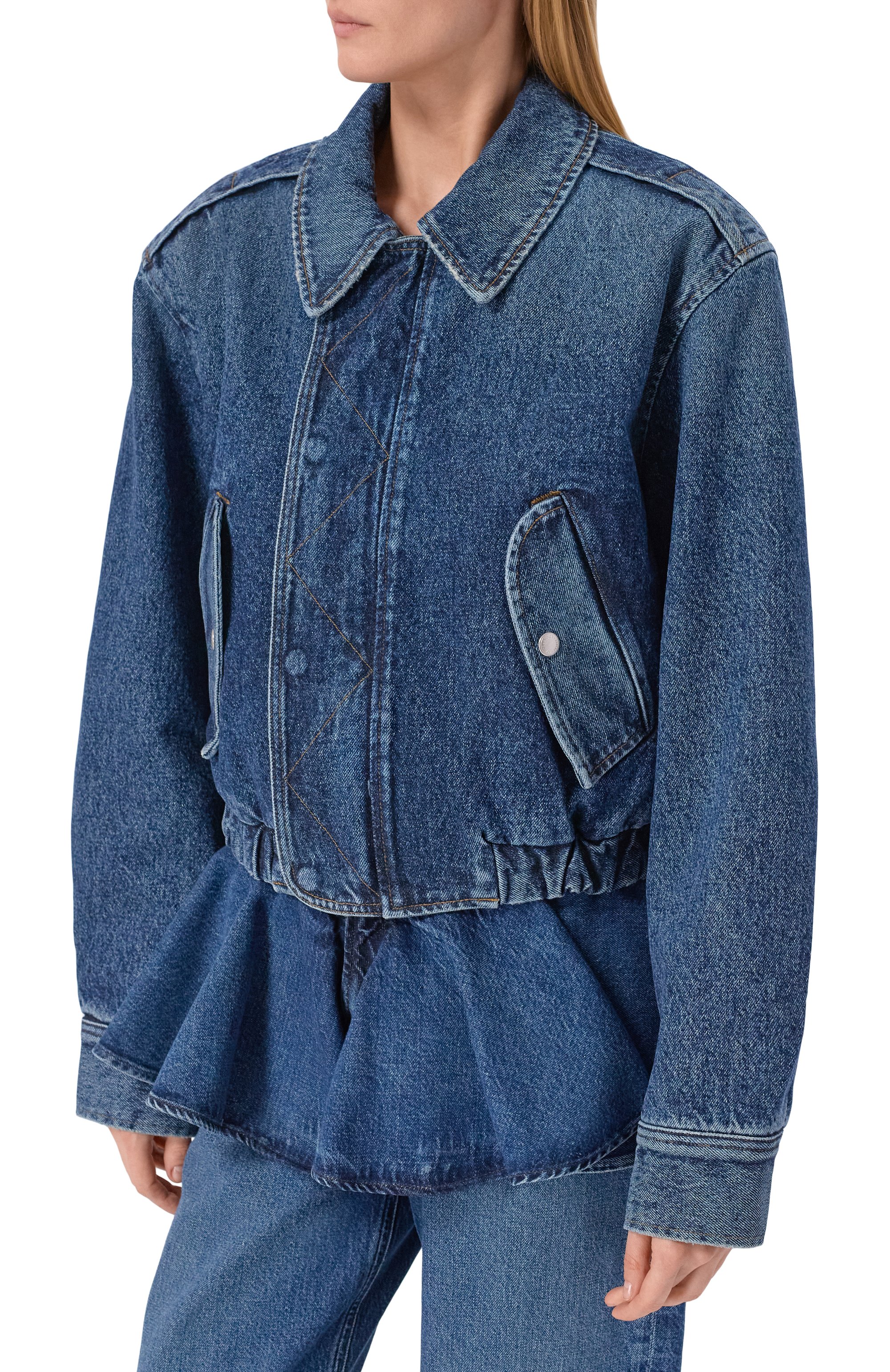 Джинсовая куртка AGOLDE, арт. A51241821, фото 3