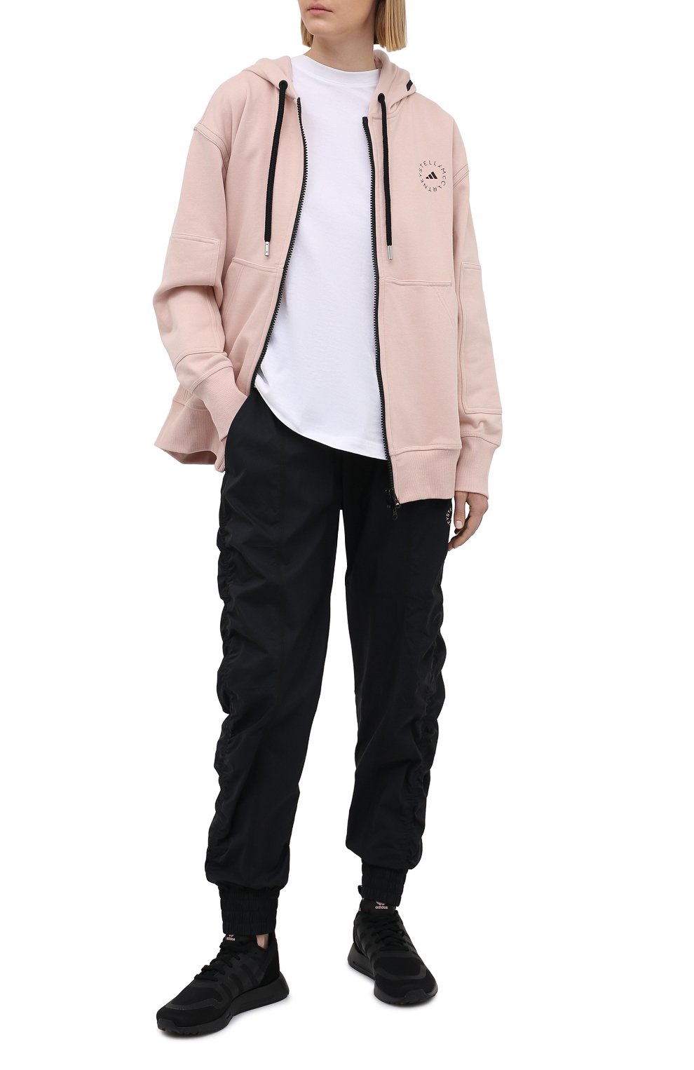Джоггеры ADIDAS BY STELLA MCCARTNEY черного цвета по цене 11250 руб., арт. FU3985, фото 2 Джоггеры ADIDAS BY STELLA MCCARTNEY, арт. FU3985, фото 2