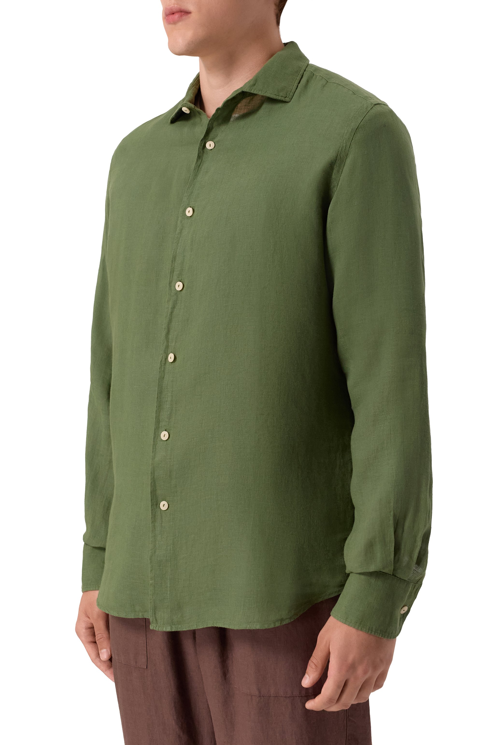 Льняная рубашка MC2 SAINT BARTH, арт. STBM PAMPL0NA/01189H, фото 3