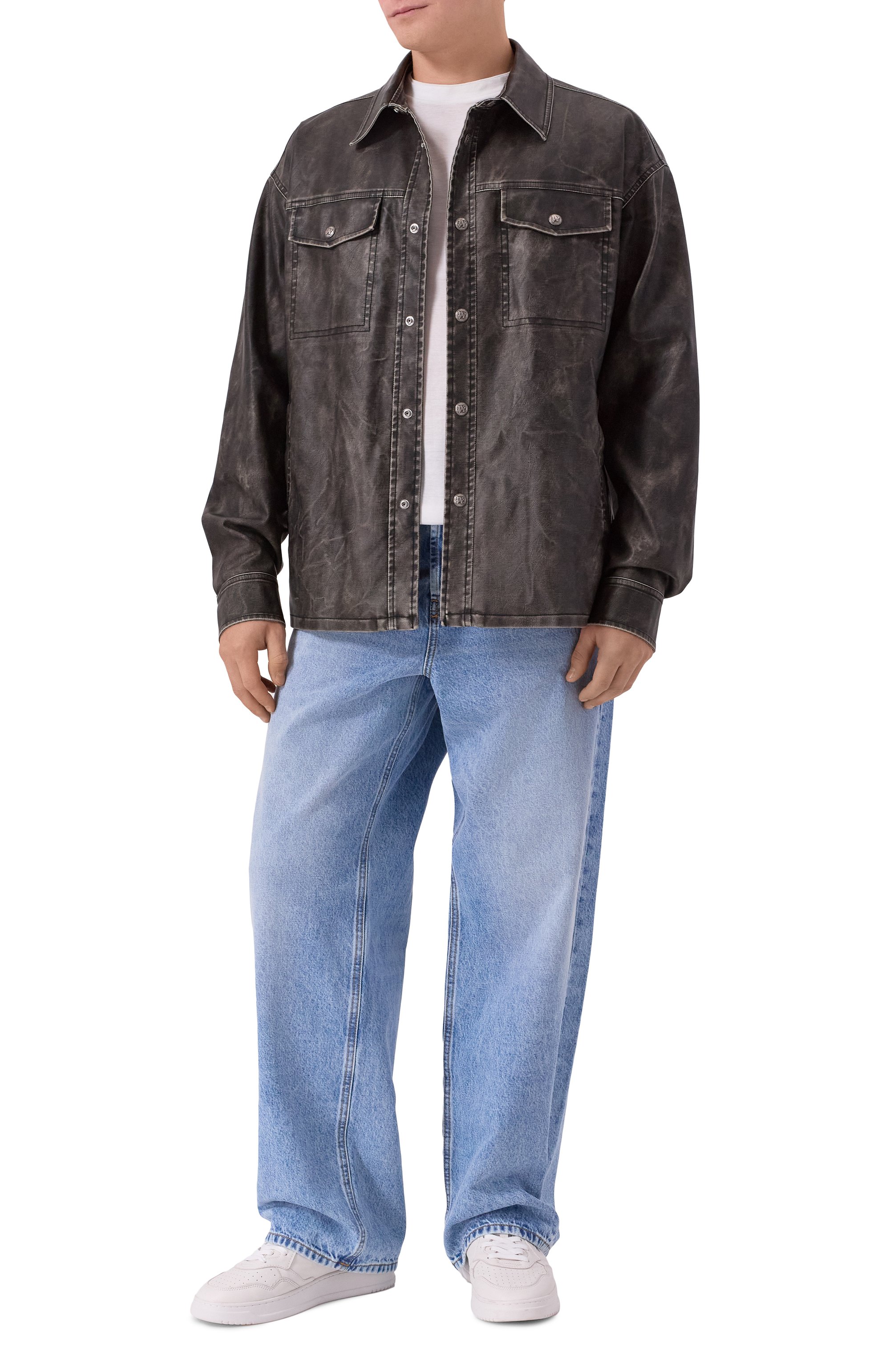 Куртка-рубашка PALM ANGELS, арт. PMJE015F25FAB001, фото 2